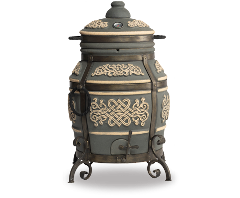 Тандыр "Тамерлан" (ЭКО-Тандыр), 27 см, графит