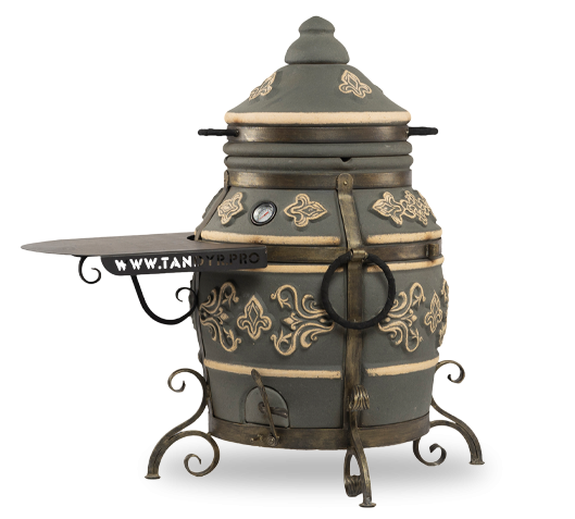 Тандыр "Фирменный" (ЭКО-Тандыр), 27 см, графит