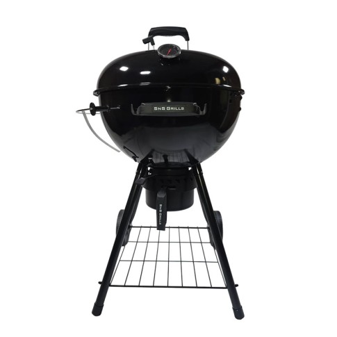 Угольный гриль SnS Kettle Black Edition, с корзиной SnS, 57 см, черный в Уфе