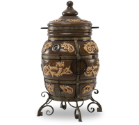 Тандыр "Персидский" (ЭКО-Тандыр), 30 см, чёрный