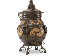 Тандыр "Шар" (ЭКО-Тандыр), 30 см, чёрный