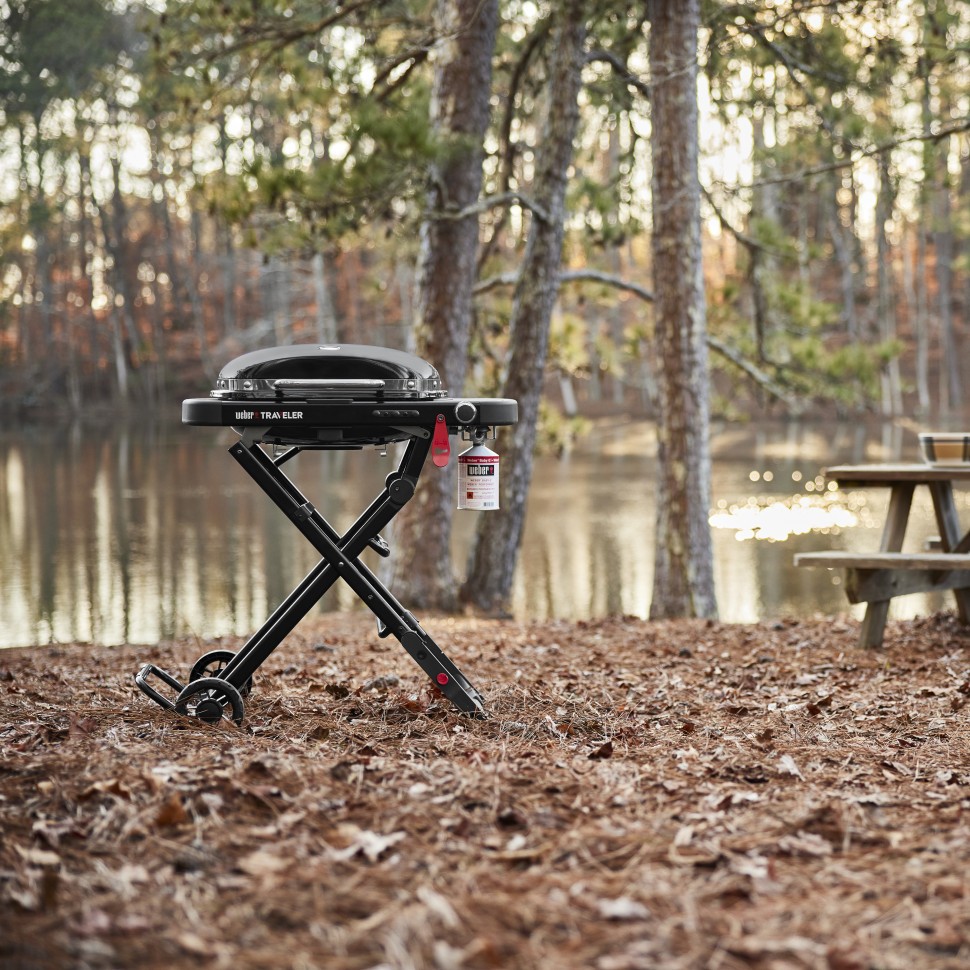 Газовый гриль Weber Traveler Compact, черный ASIA