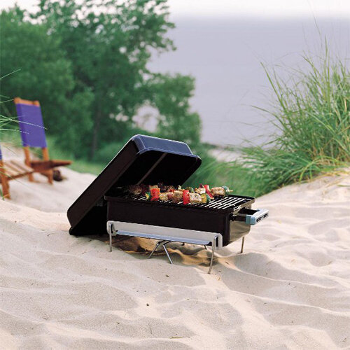 Угольный гриль Weber Go Anywhere, портативный, чёрный в Уфе в Уфе