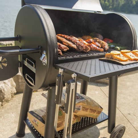 Угольный барельный гриль-коптильня Broil-King Regal OFFSET 400 в Уфе
