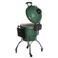 Керамический угольный гриль DinoEgg Classic Green