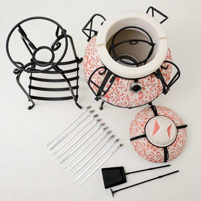 Тандыр "Венецианский купец" RED (Арт-тандыр), 28 см