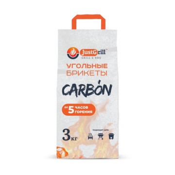 Древесно-угольные брикеты Carbon 3 кг 1